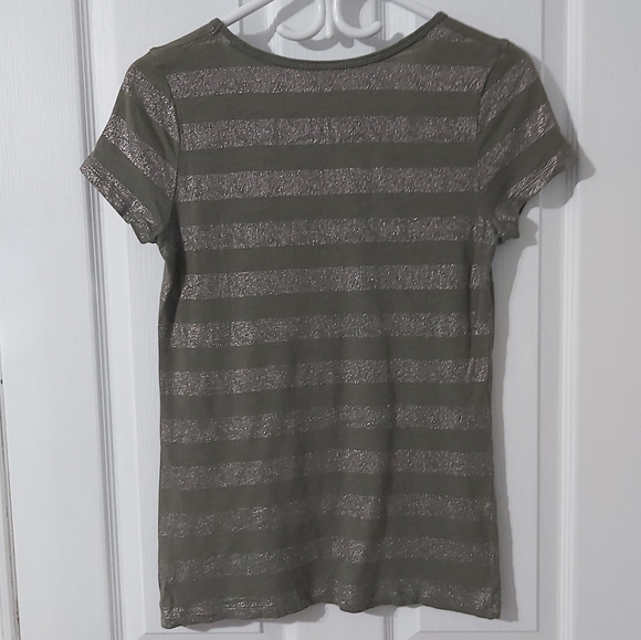 Metallic striped tee - Picture 2 of 3